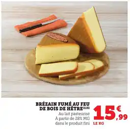 Bi1 Brézain fumé au feu de bois de hêtre offre