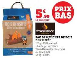 Bi1 Sac de 8 bûches de bois densifié offre