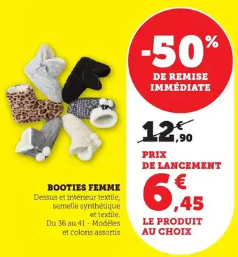 Bi1 Booties femme offre