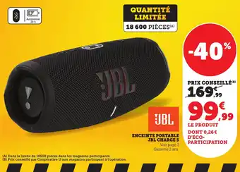 Bi1 Enceinte portable jbl charge 5 offre