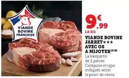 Hyper U Viande bovine jarret avec os a mijoter offre