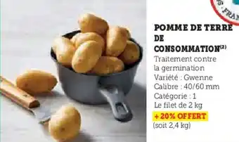 Hyper U Pomme de terre de consommation offre