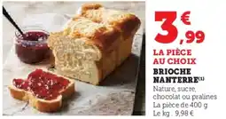 Hyper U Brioche nanterre offre