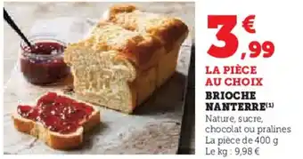 Hyper U Brioche nanterre offre