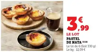 Hyper U Pastel de nata offre
