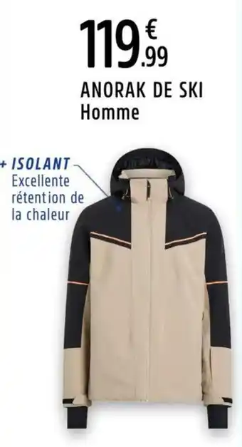 Intersport Anorak de ski homme offre