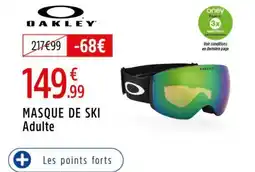 Intersport Masque de ski adulte offre