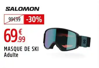 Intersport Masque de ski adulte offre