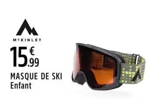 Intersport Masque de ski enfant offre