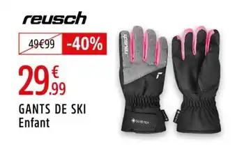 Intersport Gants de ski enfant reusch offre