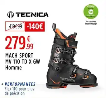 Intersport Mach sport mv 110 td x gw offre