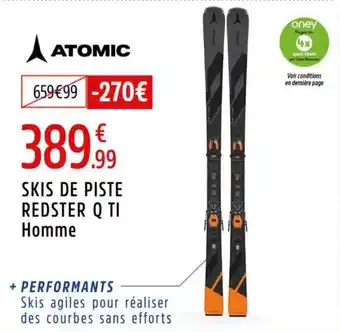 Intersport Skis de piste redster q ti offre