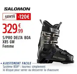 Intersport S pro delta boa x85 gw salomon offre