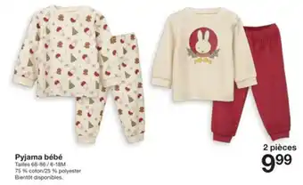 Zeeman Pyjama bébé offre