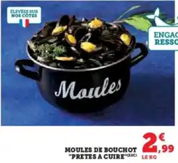 U Express Moules de bouchot pretes a cuire offre