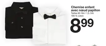 Zeeman Chemise enfant avec nœud papillon offre