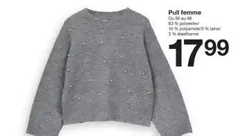 Zeeman Pull femme offre
