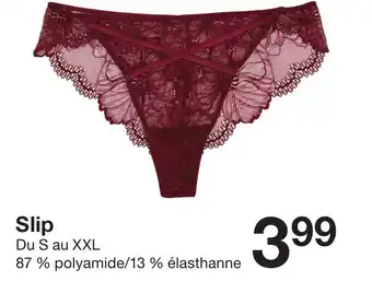 Zeeman Slip offre