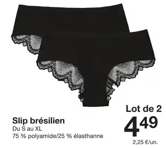Zeeman Slip brésilien offre