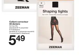 Zeeman Collant correcteur 40 deniers offre