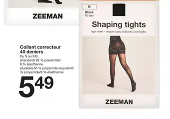 Zeeman Collant correcteur 40 deniers offre