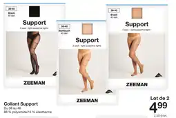 Zeeman Collant Support offre