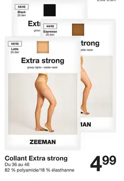 Zeeman Collant Extra strong offre