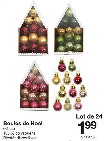 Zeeman Boules de Noël offre