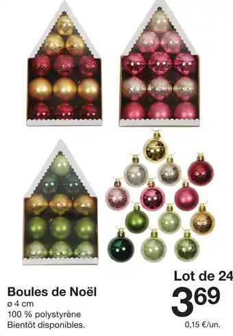 Zeeman Boules de Noël offre