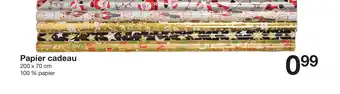 Zeeman Papier cadeau offre