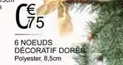 L'incroyable 6 noeuds décoratif dorés offre