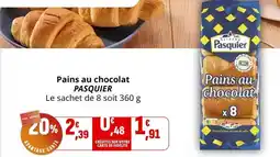 Coccinelle Supermarché Pasquier - pains au chocolat offre