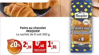 Coccinelle Supermarché Pasquier - pains au chocolat offre
