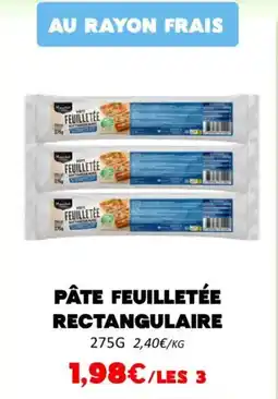 Hmarket Pâte feuilletée rectangulaire offre