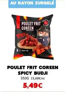 Budji - poulet frit coreen spicy
