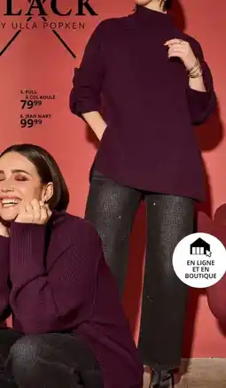 Ulla Popken Pull à col roulé offre