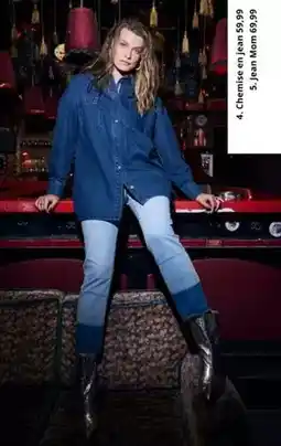 Ulla Popken Chemise en jean offre