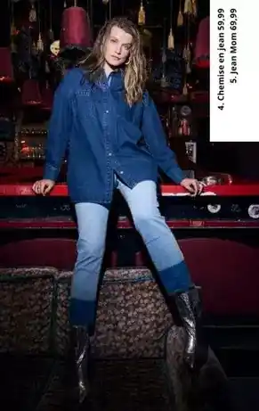 Ulla Popken Chemise en jean offre