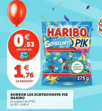 Utile HARIBO Bonbon les schtroumpfs pik offre