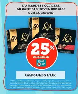 Utile L'OR Capsules offre
