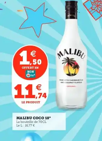 Utile MALIBU COCO 18° offre