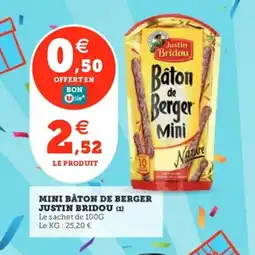 Utile JUSTIN BRIDOU Mini baton de berger offre