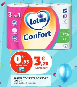 Utile LOTUS Papier toilette confort offre
