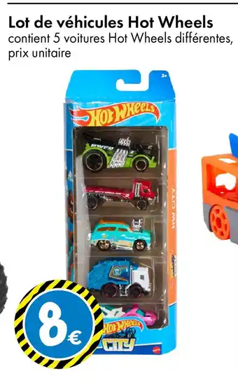 TEDi Lot de véhicules Hot Wheels offre