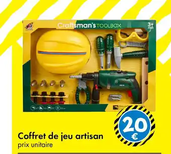 TEDi Coffret de jeu artisan offre