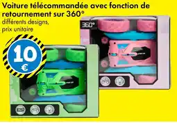 TEDi Voiture télécommandée avec fonction de retournement sur 360° offre