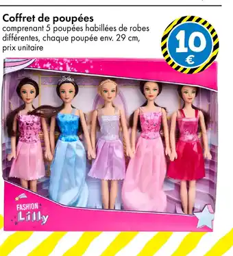 TEDi Coffret de poupées offre