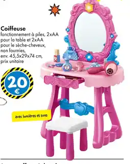 TEDi Coiffeuse offre