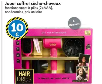 TEDi Jouet coffret sèche-cheveux offre