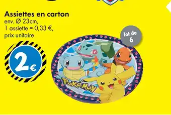 TEDi Assiettes en carton offre